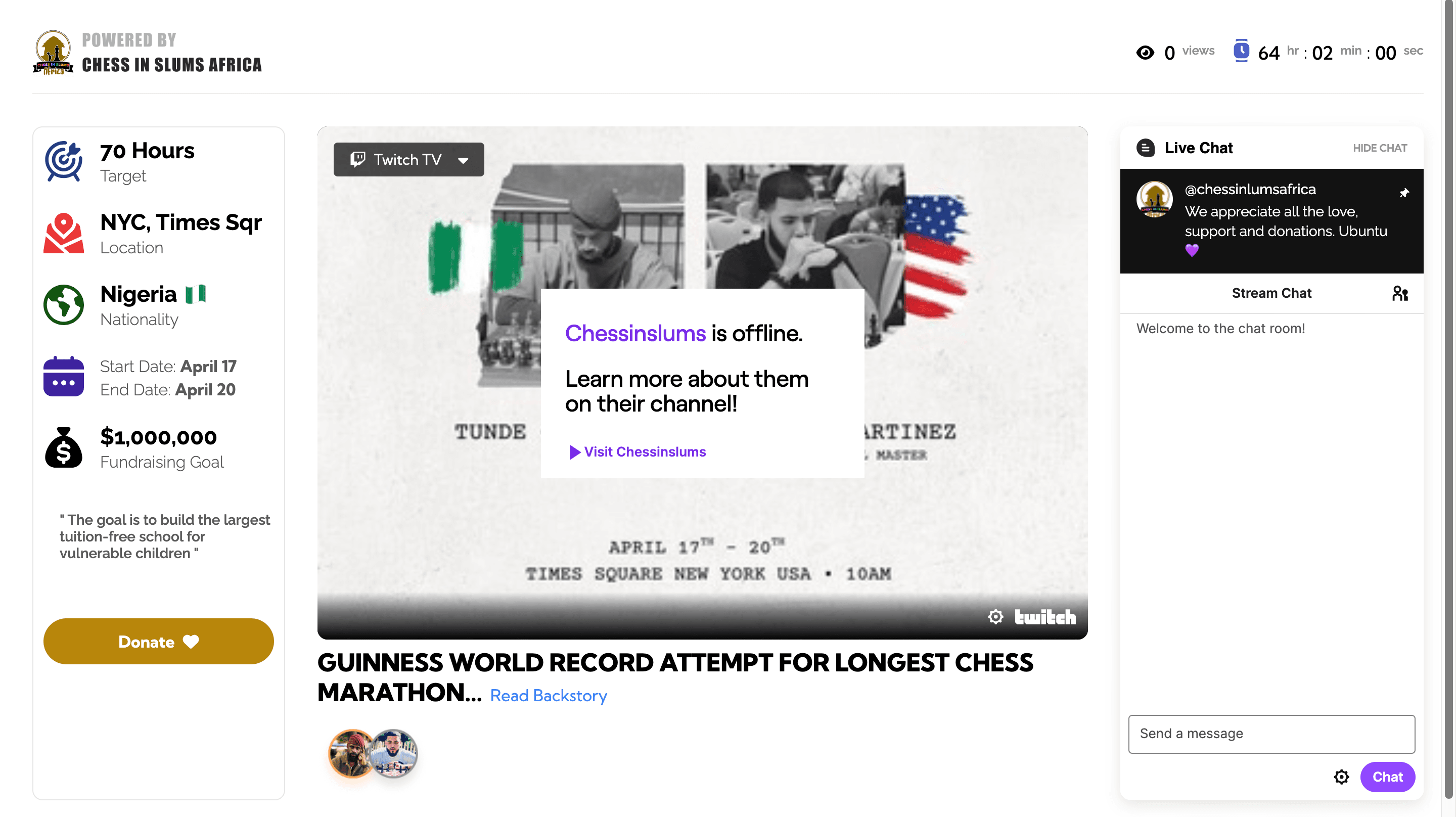 ChessInSlums Africa
